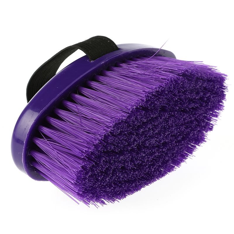 Partrade Trading Corporation Child Size Handled Horse Brush- Purple