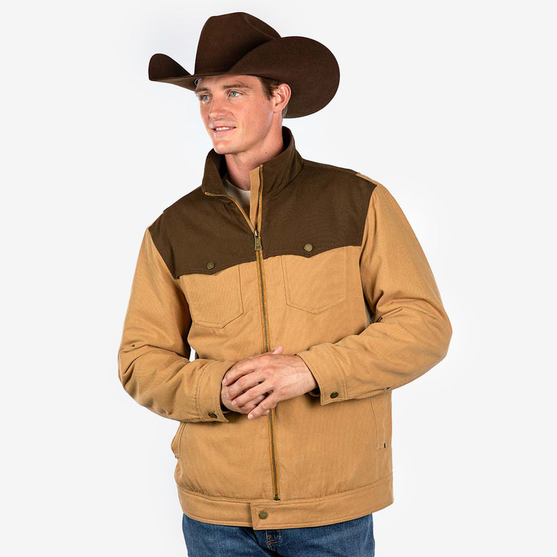 Montanaco Tan Trails Plaid Jacket