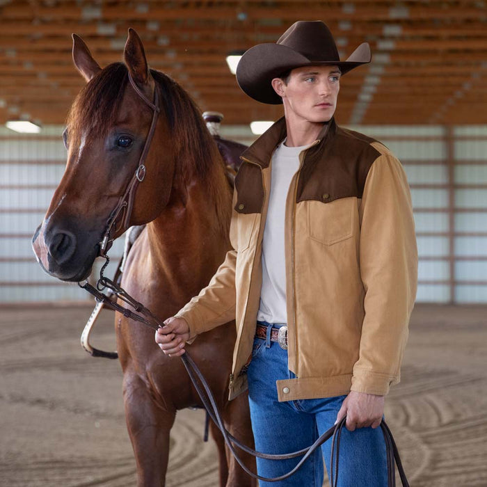 Montanaco Tan Trails Plaid Jacket