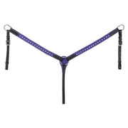 Suede Buckstitch Breast Collar