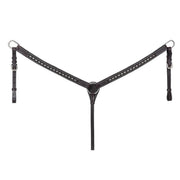 Suede Buckstitch Breast Collar