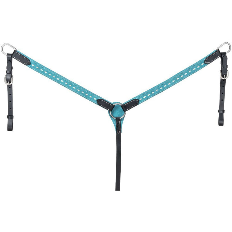 Suede Buckstitch Breast Collar