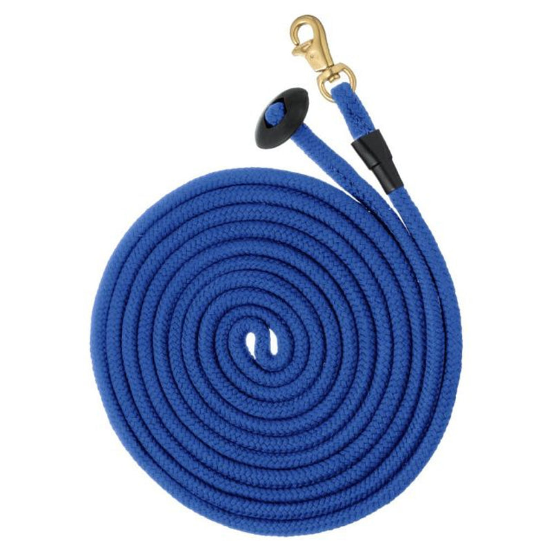 25ft Rolled Cotton Lunge Line with Brass Snap