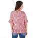 True Blue Ethyl Women's Stripe Blouse with Ruffles