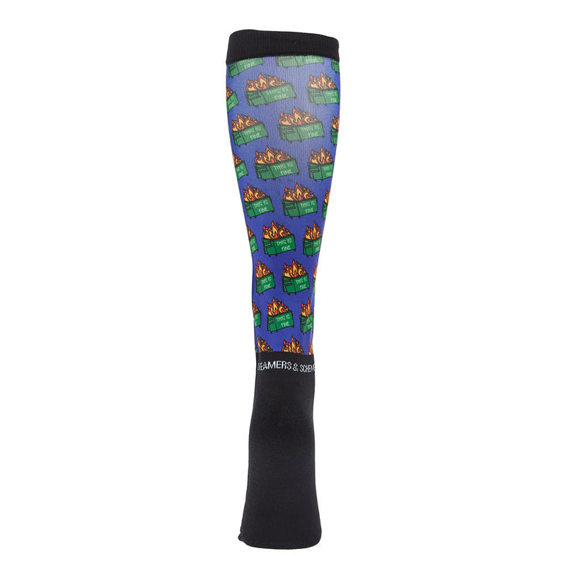Dreamers & Schemers Dumpster Fire 2.0 Pair & a Spare Socks OSFM