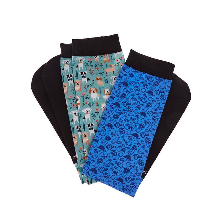 Dreamers & Schemers Ruff Day Pair & a Spare Socks OSFM