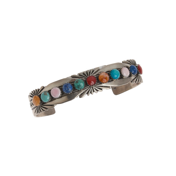 NRS Multi Stone Cuff Bracelet