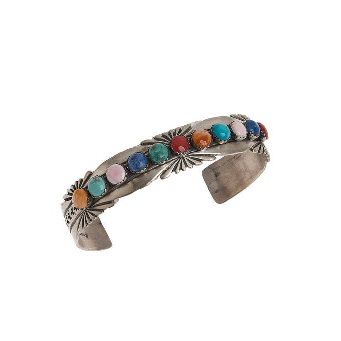NRS Multi Stone Cuff Bracelet