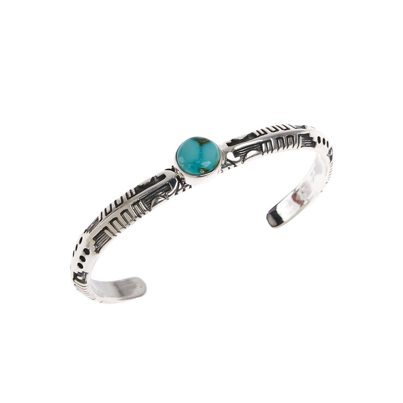 NRS Sterling Silver Turquoise Cuff