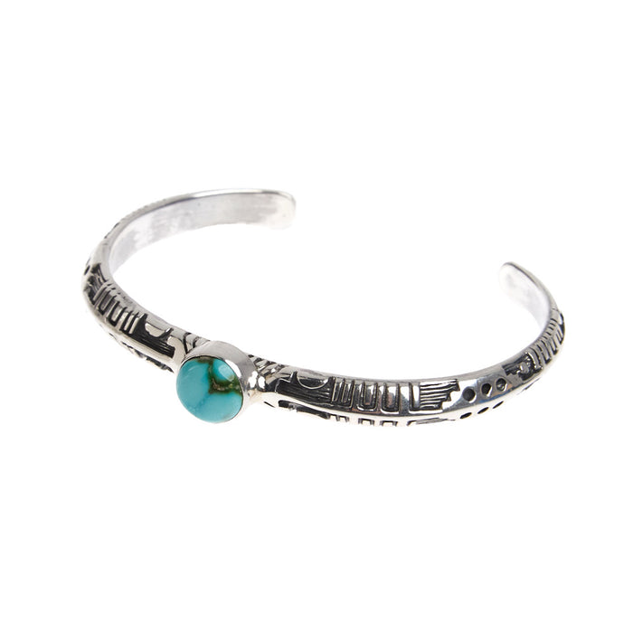 NRS Sterling Silver Turquoise Cuff