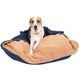Denim Envelope Snuggle Dog Bed