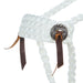 Halter and 8ft Lead Rope with Slotted Conchos