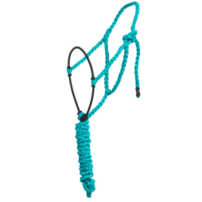 Lariat Rope Nose Halter with 8ft Lead Rope