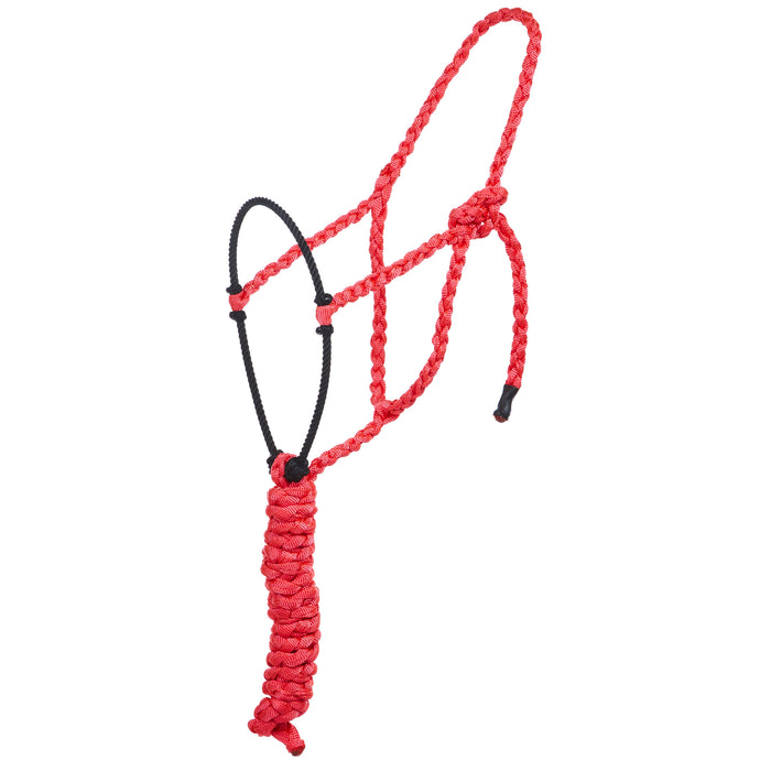 Lariat Rope Nose Halter with 8ft Lead Rope