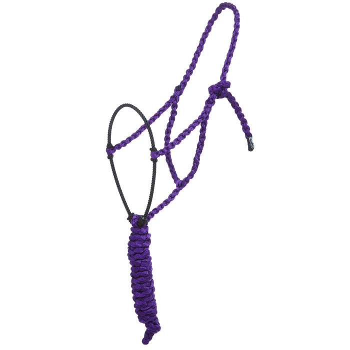 Lariat Rope Nose Halter with 8ft Lead Rope