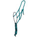 Two Colored Lariat Rope Nose Muletape Halter with 8ft Lead Rope