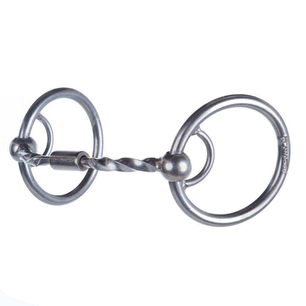 Flaharty Bits & Spurs Locked O Ring Snaffle Gag Bit