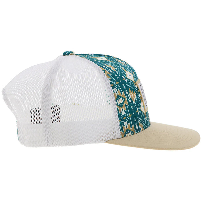 Hooey Youth Doc Teal Aztec Trucker Cap