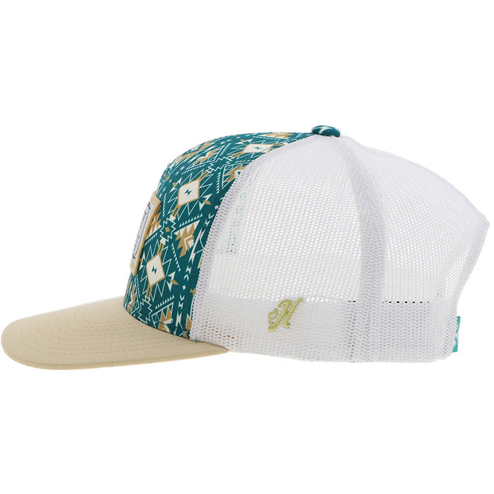 Hooey Youth Doc Teal Aztec Trucker Cap