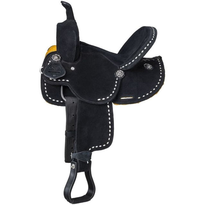 King Series Youth Stratford Suede Barrel Saddle