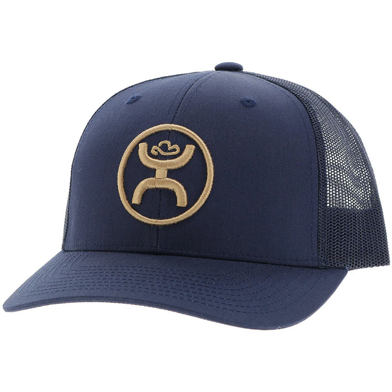 Hooey O-Classic Navy Mustard Logo Cap