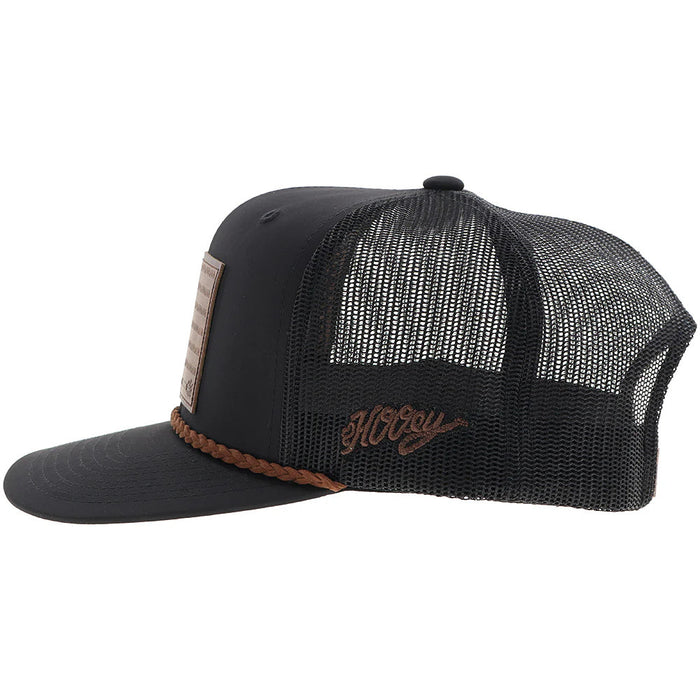 Hooey Men's Liberty Roper Black Cap