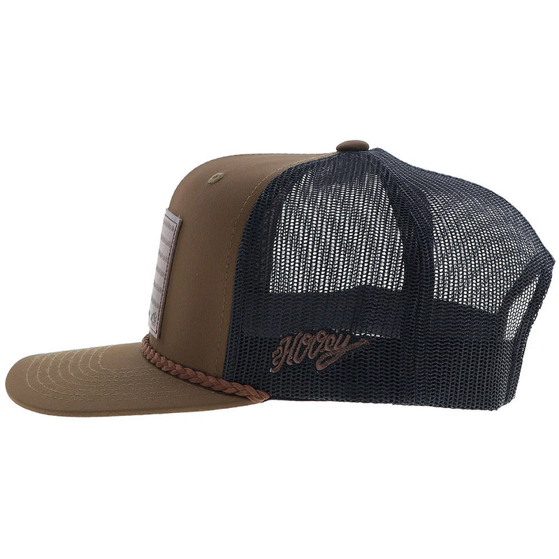 Hooey Liberty Roper Brown Trucker Cap