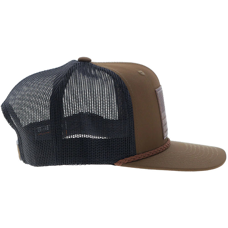 Hooey Liberty Roper Brown Trucker Cap