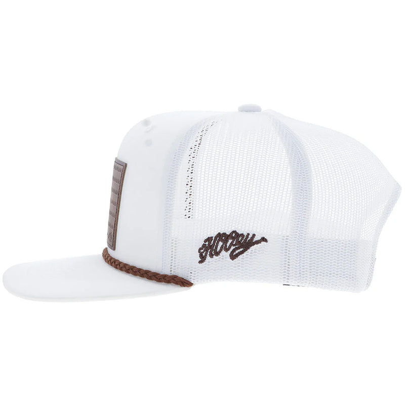 Hooey Men's Liberty Roper White Cap