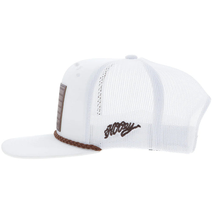 Hooey Men's Liberty Roper White Cap
