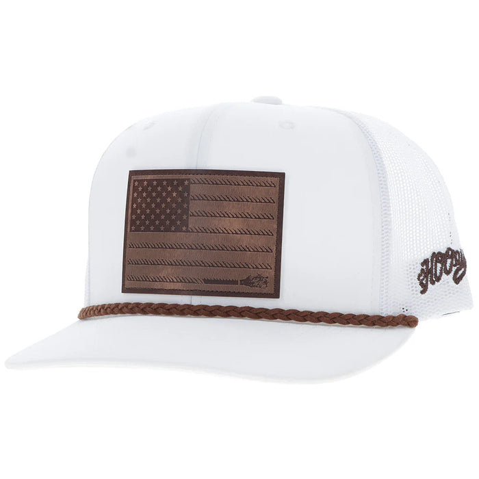 Hooey Men's Liberty Roper White Cap