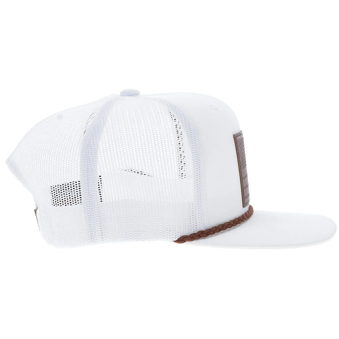 Hooey Men's Liberty Roper White Cap