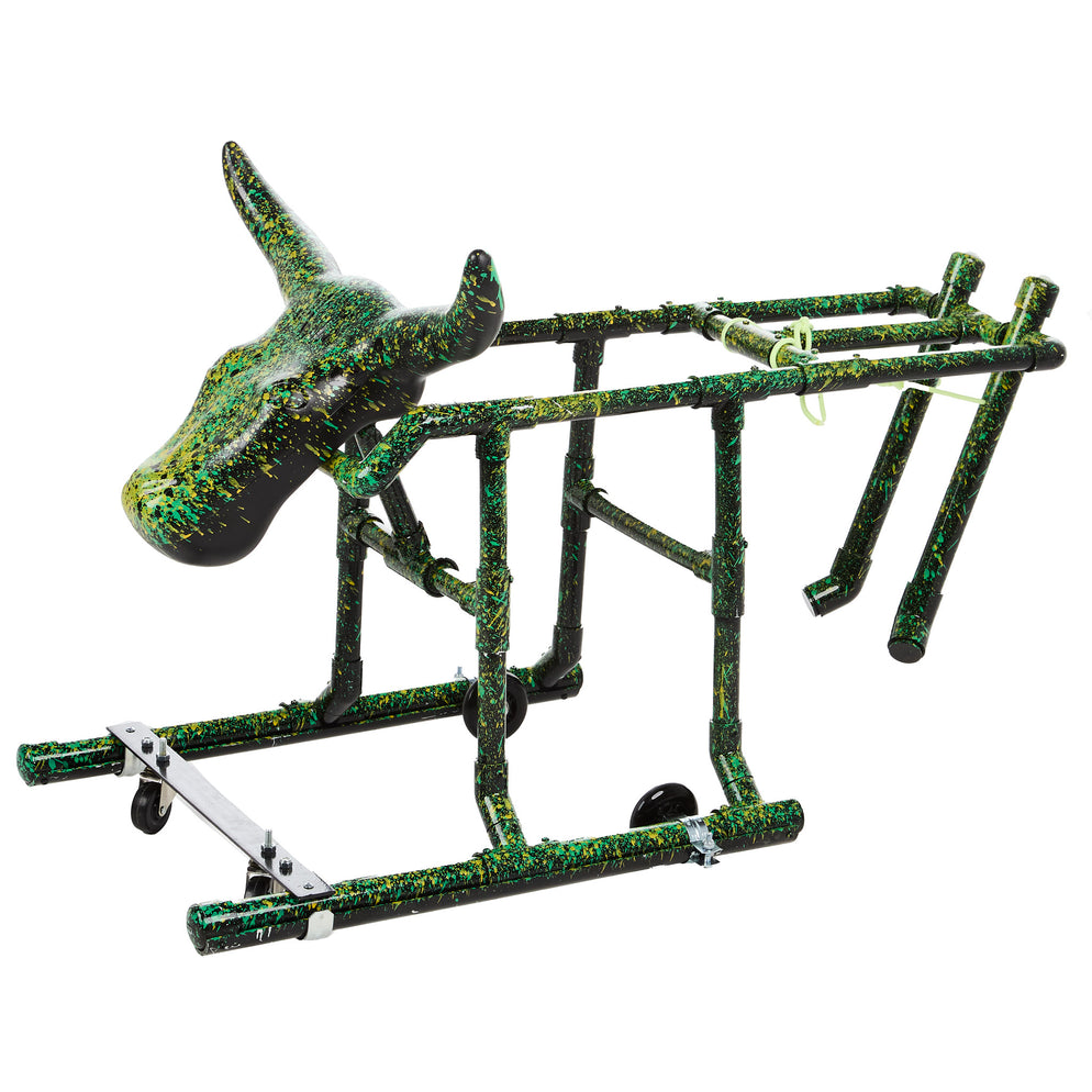 Labeled Roping Set Model Kit The Dragsteer 2.0 Roping Dummy with Wheels