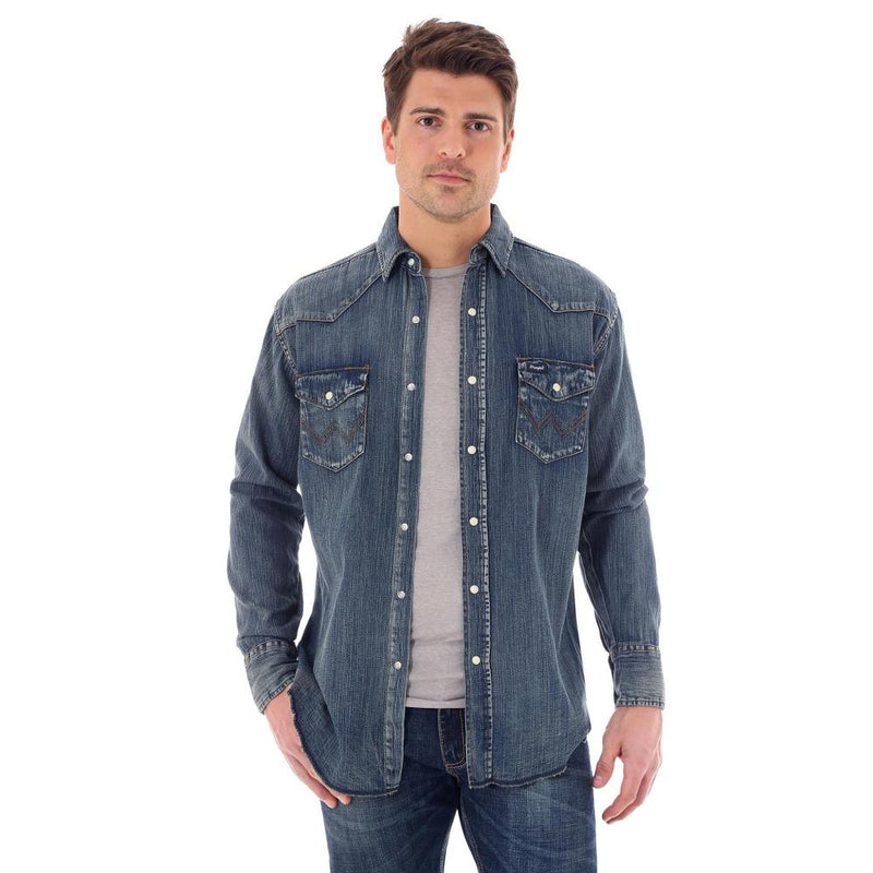 Men's Denim Work Shirt