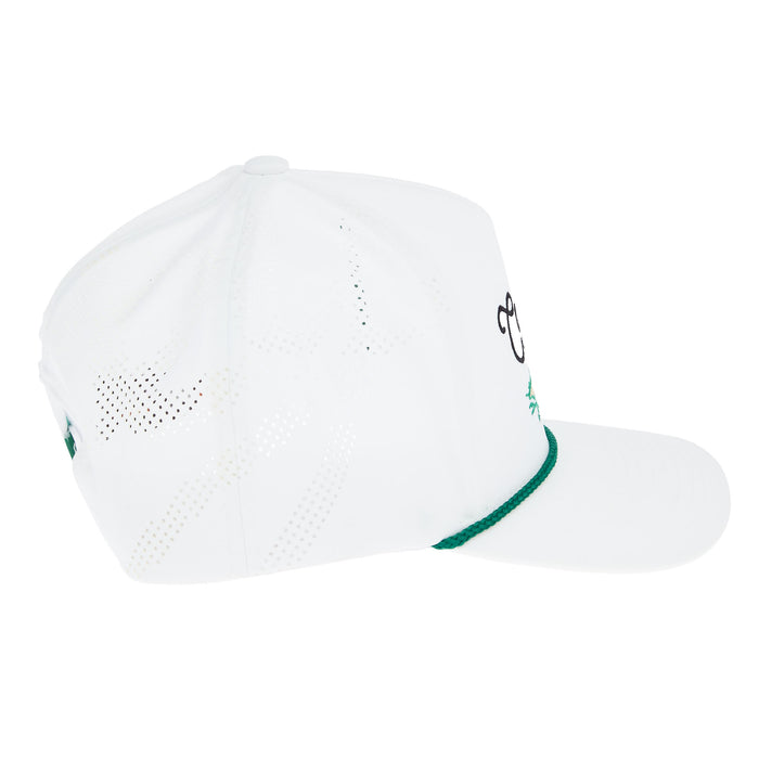 Hooey Mens White Cowboy Golf Rope Cap