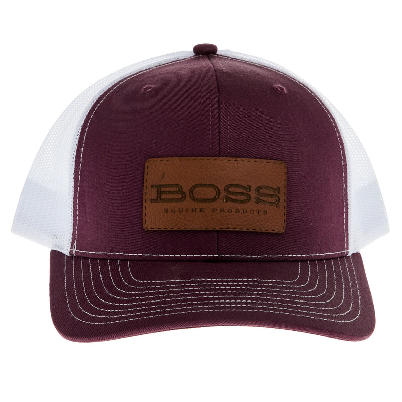 Leather Patch Mesh Back Cap