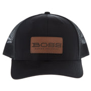 Leather Patch Mesh Back Cap