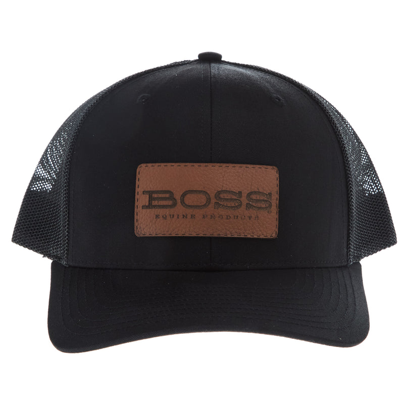 Leather Patch Mesh Back Cap