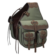 Canvas Trail Bag with Leather Accents