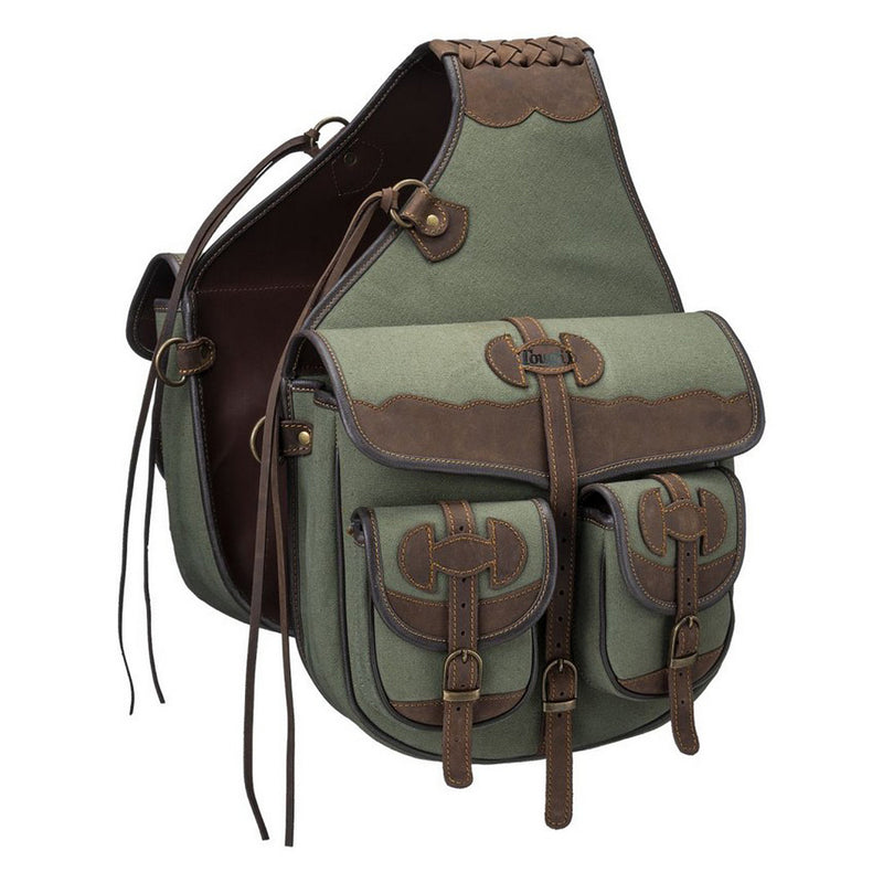 Canvas Trail Bag with Leather Accents