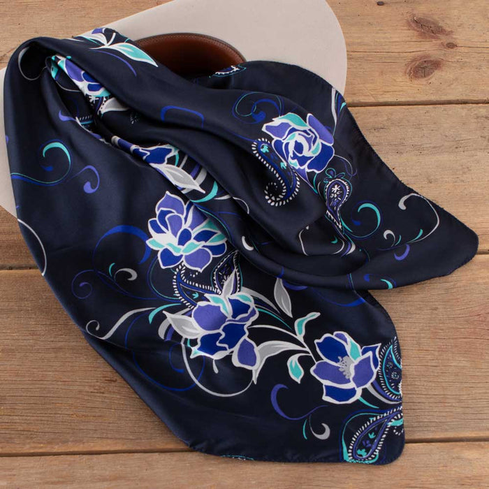 Royal  Highness Paisley Flower Wild Rag