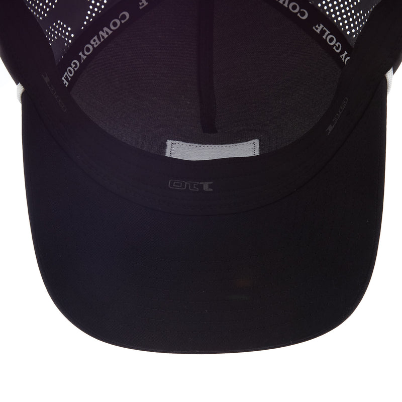 Hooey Mens Cowboy Black Golf Rope Cap