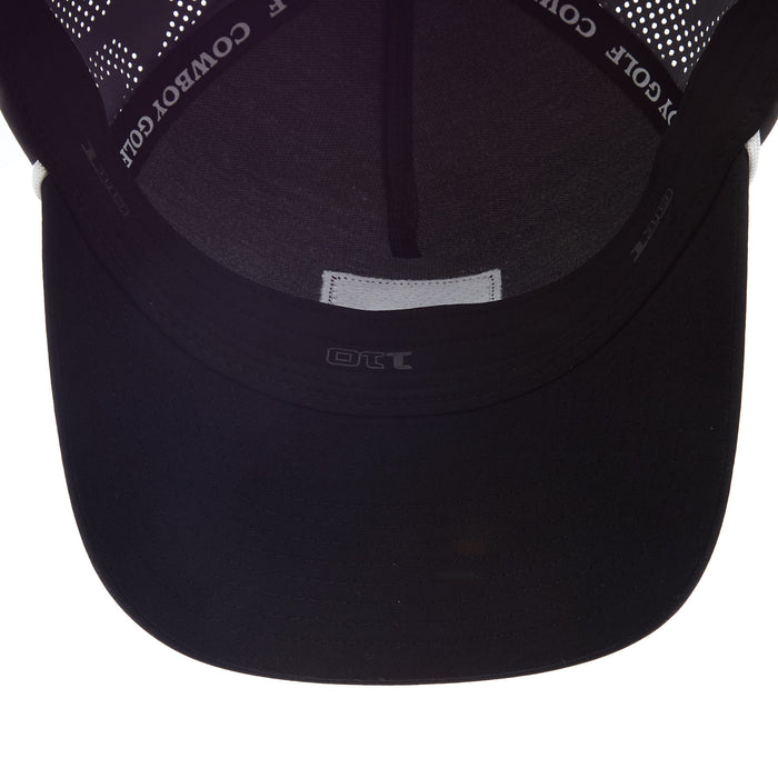 Hooey Mens Cowboy Black Golf Rope Cap