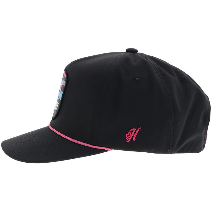 Hooey Youth Cheyenne Pink and Black Cap