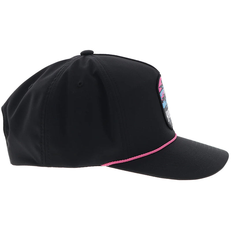 Hooey Youth Cheyenne Pink and Black Cap
