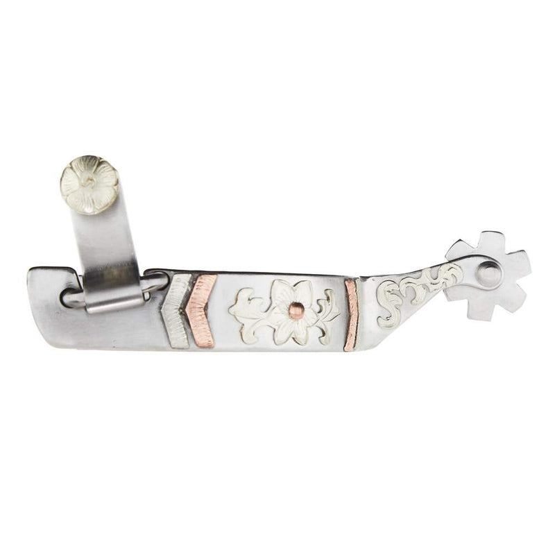 Weaver Leather Ladies Spur with Floral Design