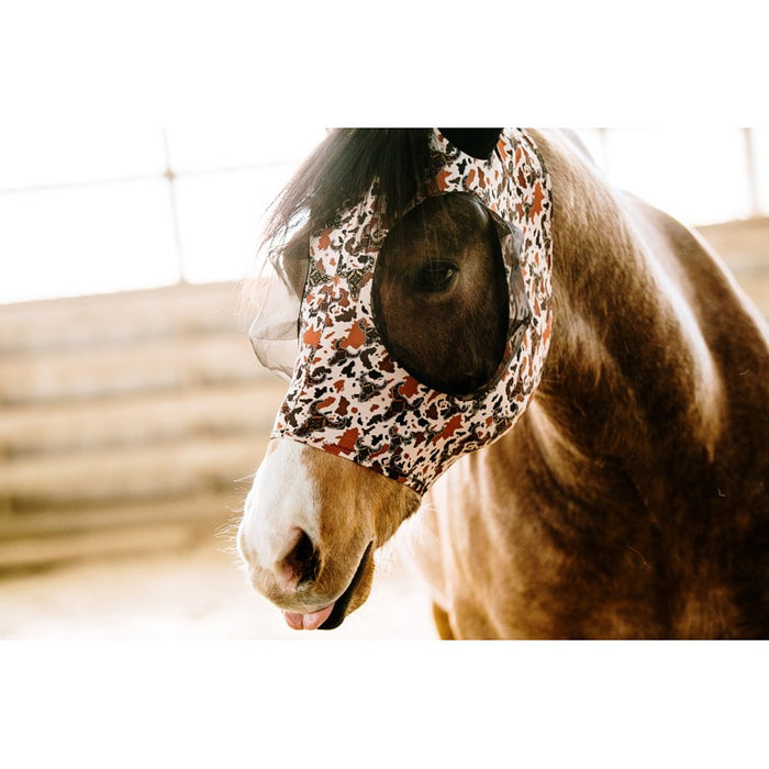 Patterned Lycra Fly Mask