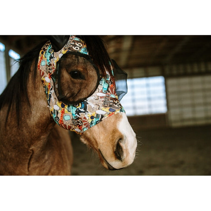Patterned Lycra Fly Mask