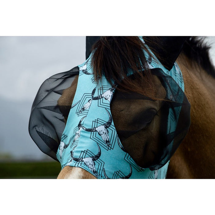 Patterned Lycra Fly Mask