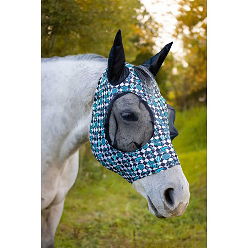 Patterned Lycra Fly Mask